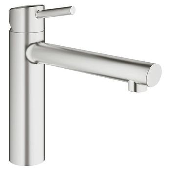 Grifo De Cocina Grohe Concetto Monomado Supersteel