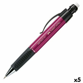 Portaminas Faber-castell Grip Plus Morado 0,7 Mm (5 Unidades)