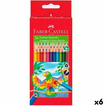 Lápices De Colores Faber-castell Multicolor 6 Piezas