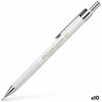 Portaminas Faber-castell Tk-fine 2317 Blanco 0,7 Mm (10 Unidades)