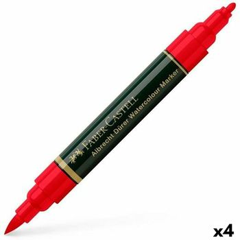 Rotuladores Faber-castell Durer Rojo (4 Piezas) (4 Unidades) (121 Piezas)