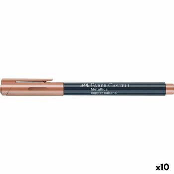 Rotulador Faber-castell Metallics Copper Cabana (10 Unidades)