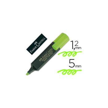 Rotulador Faber Fluorescente 48-63 Verde 10 Unidades