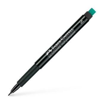 Faber - Castell Rotulador Permanente Multimark Punta Super Fina Negro -10 Unidades-