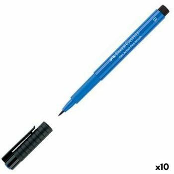 Rotuladores Faber-castell Pitt Artist Azul Cobalto (10 Piezas) (10 Unidades)