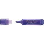 Faber Castell Marcador Fluorescente Cuerpo Traslucido Violeta 154636