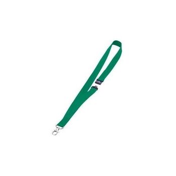 Durable Cinta Para Portanombres 44cm X 20mm Cierre De Seguridad Verde -10u-