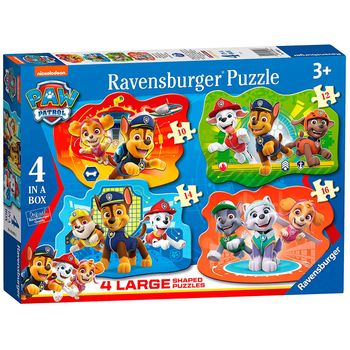 Puzzle Paw Patrol 4 In Box Piezas Gigantes Ravensburger 03028