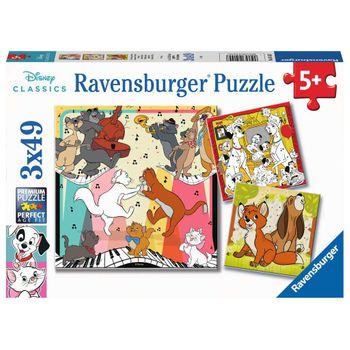 Puzzle Clasicos Disney 3x49 Piezas Ravensburger 05155