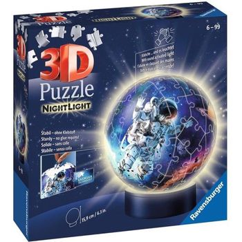 Rompecabezas De Bolas 3d Iluminado 72p - Astronautas Ravensburger