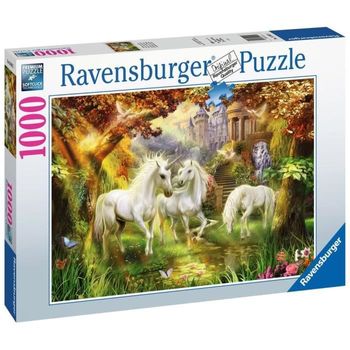 Puzzle 1000 P - Unicornios En El Bosque Ravensburger