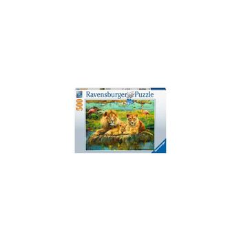 Puzzle 500 P - Leones En La Sabana