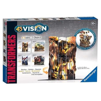 Transformers 4s Vision Transformers - ¡haz 4 Imágenes En 1 Escultura 3d Única! Ravensburge
