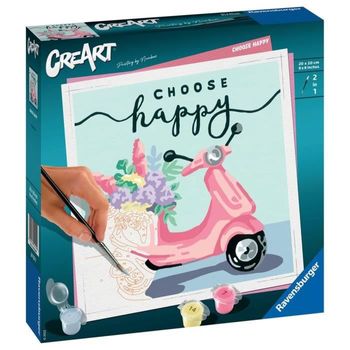 Creart - Tablero De Pintar - Elige Feliz - Ravensburger