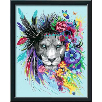 Creart Serie Trend C Boho Lion Pinta Y Colorea Ravensburguer 20130