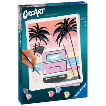 Creart - Grande - Autobús En La Playa - Ravensburger