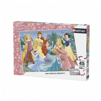 Nathan Puzzle 45 P Conoce A Las Princesas De Disney