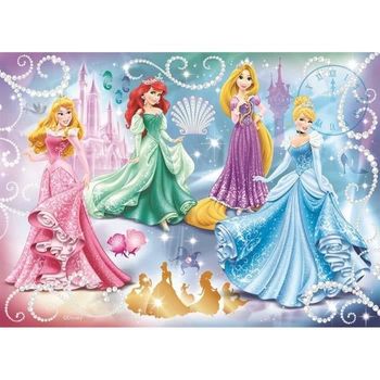 Princesas D.puzzle Efecto Diamante 104pz con Ofertas en Carrefour