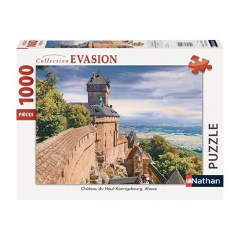 Puzzle 1000 Piezas - Château Du Haut-koenigsbourg, Alsacia Nathan