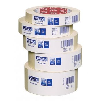 Cinta adhesiva de papel, de carrocero o pintor 25mm x 45 mts