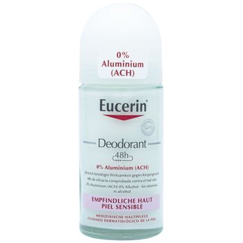 Eucerin 48h Desodorante Sin Aluminio Roll On Piel Sensible 50 Ml