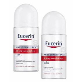 Eucerin Desodorante Antitranspirante 48h Roll On 2x50 Ml