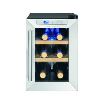 Proficook Wk1230 Vinoteca Temperatura Regulable 11-18°c, 6 Botellas 26 Db Acero Inoxidable