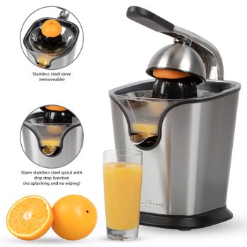 Exprimidor De Naranja Juicer Bio Prixton Potencia 300 W Capacidad 270 Ml  Acero Inoxidable con Ofertas en Carrefour