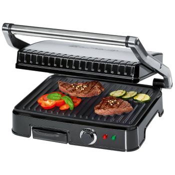 Plancha De Asar Eléctrica Antiadherente, Lisa Y Grill De 1500w Bn3679  Superficie 48x27cm con Ofertas en Carrefour