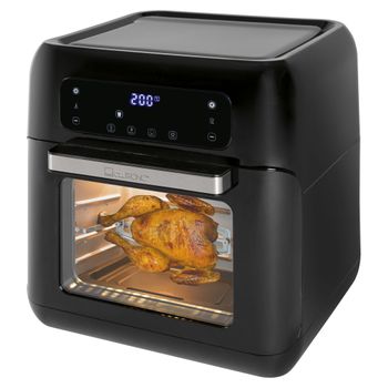 Freidora Sin Aceite Por Aire Caliente, 11l, Horno Aire Caliente, 9 Programas, Digital, Led Táctil Negro 1500w Clatronic Fr 3747