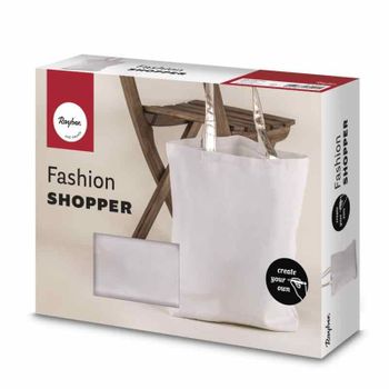 Bolso De Moda De Shopper White 46 X 46 Cm