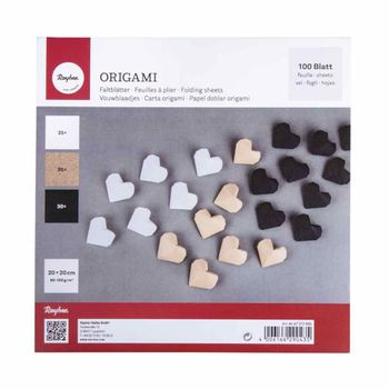 Hojas Plegables De Origami Color 20 X 20 Cm.