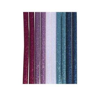 10 Glitter Glitter Sticks Para Pistola De Pegamento 10 X 0.7 Cm - Blue