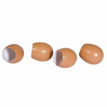 Conjunto De 4 Huevos De Plástico Abierto