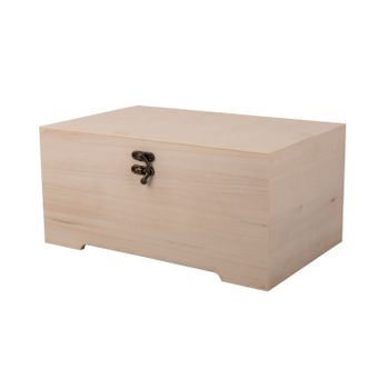 Cofre Y Caja De Madera Con 6 Compartimentos - A Personalizar - 28 X 18