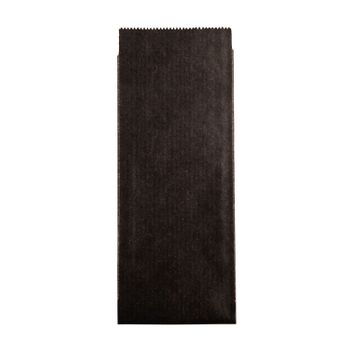 Bolsa De Papel Decorativa - Regalo - Golosinas - Negra - 11,5 X 5,3 Cm
