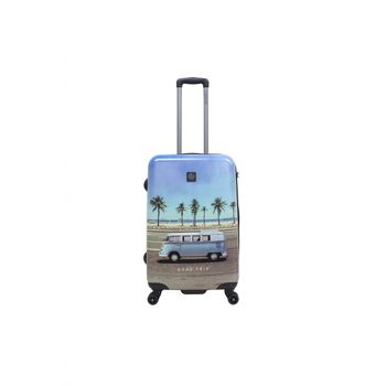 Maleta Mediana Trolley Rígida 67x44x24 Cm, 4 Ruedas Dobles, 71 Litros, Candado Tsa