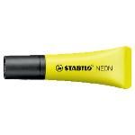 Stabilo Marcador Fluorescente Neon Tinta Base Agua Amarillo Neon 72/24