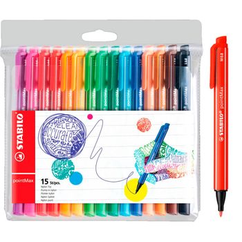 Stabilo Pointmax 15 Colores