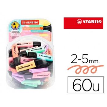 ROTULADOR FLUO STABILO AZUL PASTEL [0338-70/113] - 1,550€ : Estel