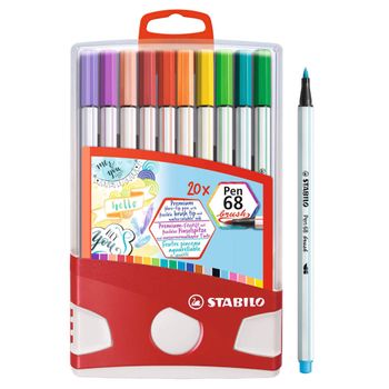 Stabilo Pen 68 Brush Colorparade 20 Unidades