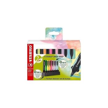 Stabilo Green Boss Marcador Fluorescente Estuche 8 Colores Expositor