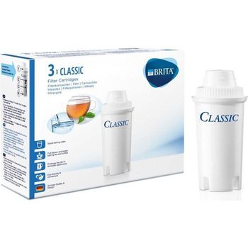 Pack De 3 Cartuchos De Filtro Blanco Clásico Brita