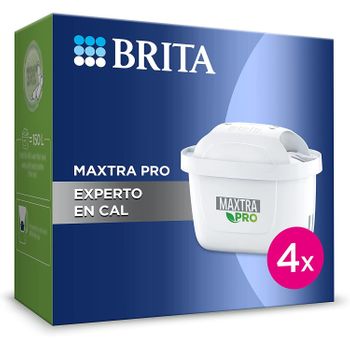 Brita Filtro Maxtra Pro Experto En Cal Pack 4 Compatible Con Todas Las Jarras Y Depósito Flow