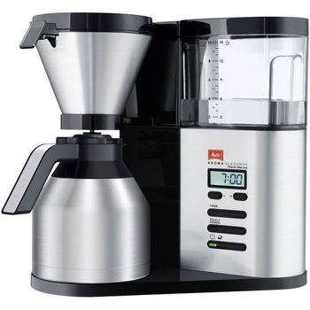 Cafetera Goteo Negro/acero Melitta Aroma Elegance Therm Deluxe 1012-06