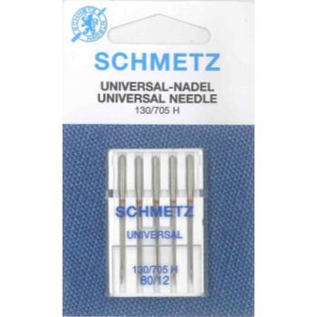 Agujas Universal Schmetz 130/705 H 80/12 Cod. Art 0703419