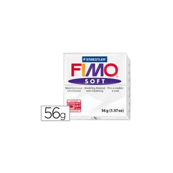 Pasta Staedtler Fimo Soft 56 Gr Color Blanco