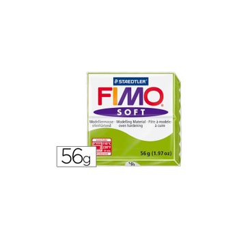 Pasta Staedtler Fimo Soft 56 Gr Color Verde Manzana