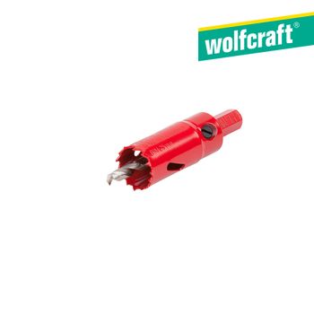 Corona Perforadora Adaptador Broca Piloto Ø 025mm Bimetal Wolfcraft