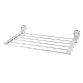 Tendedero Para Ropa Vacuumcap Ela Con Clips Blanco Ridder